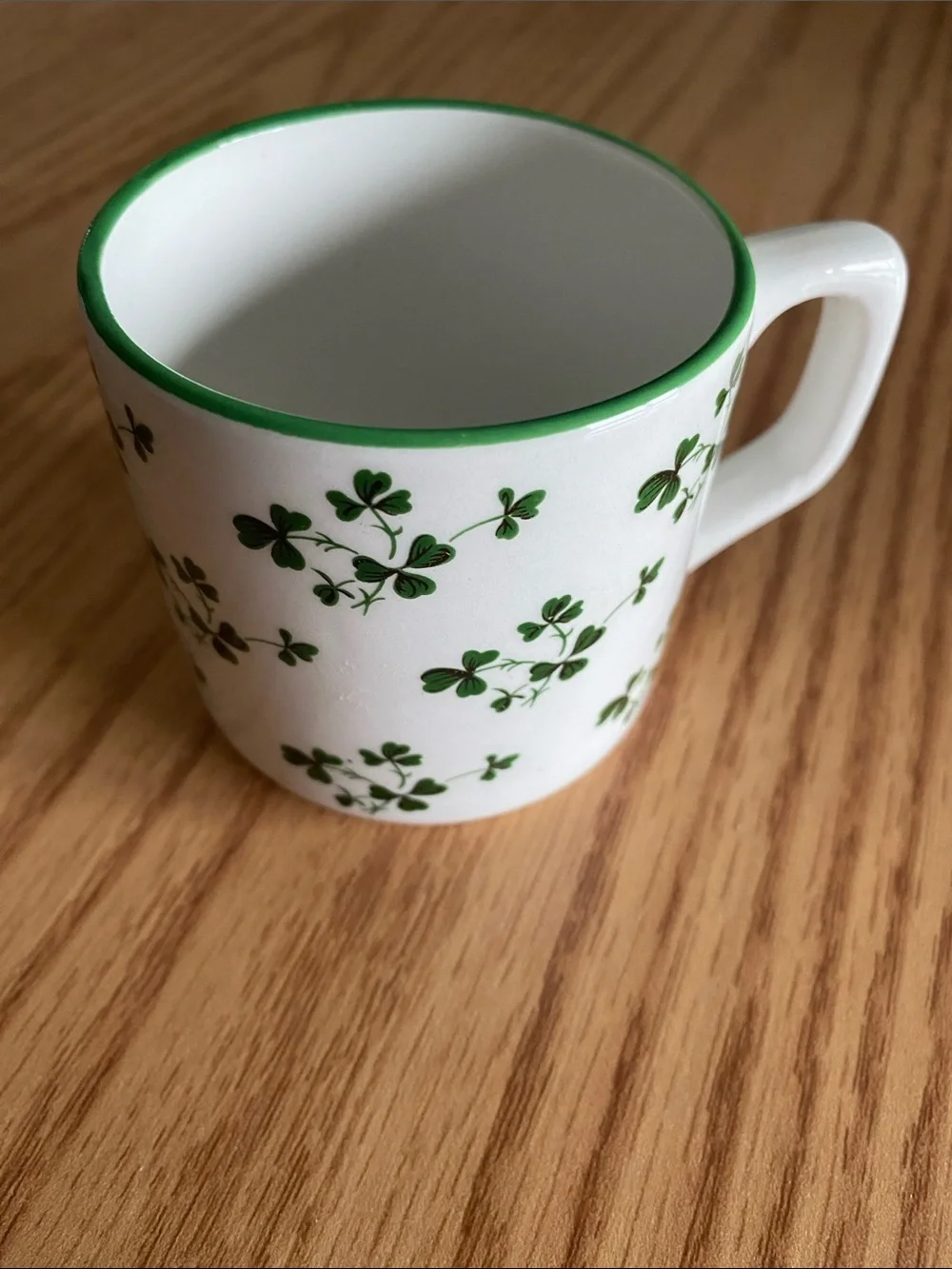 Carrigaline Pottery Shamrock Mug Vintage